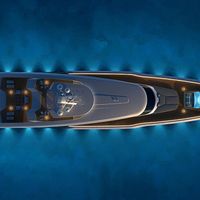 Choáng ngợp với ý tưởng chiếc siêu du thuyền Project Comète dài 83m