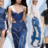 Thời trang denim đang làm mưa làm gió tại Tuần lễ thời trang Paris