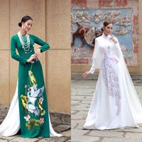 BST áo dài “Đàn Chim Việt” của NTK Võ Việt Chung: Mang hồn Việt vào gấm vóc lụa là