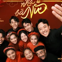 Trấn Thành và dàn cast Nhà Bà Nữ chúc Tết đến khán giả