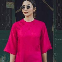 Tăng Thanh Hà diện áo dài mỗi năm vào dịp Tết đơn giản nhưng rất sang