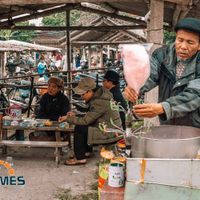 Chợ quê Tết