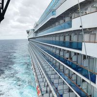 Có đến hơn 400 có ban công trên du thuyền Sea Princess