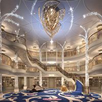Bên trong siêu du thuyền Disney Wish - con tàu du lịch thuộc sở hữu của Disney Cruise Line.