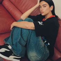 dua lipa puma lookbook clothes tops trainers sneakers