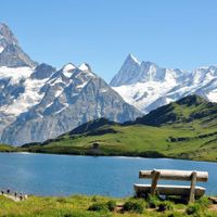 Dãy núi Alps ở Thụy Sỹ.