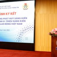 Đồng chí Đỗ Đức Hùng, Chủ tịch Công đoàn Điện lực Việt Nam phát động thi đua Chương trình “10 nghìn sáng kiến”