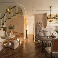 Chi 3 tỷ đồng làm nội thất căn duplex theo tinh thần Ralph Lauren