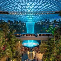 Sân bay Changi thêm thác nước ảo cao 14 m