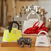 BST túi xách Louis Vuitton x Frank Gehry thiết kế kết hợp thủ công