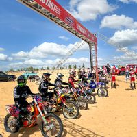 Chất chơi Ducati Scrambler độ Dirt Track tranh tài tại HTV Challenge 2023