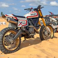 Chất chơi Ducati Scrambler độ Dirt Track tranh tài tại HTV Challenge 2023