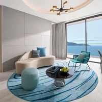 Phòng khách tích hợp trong căn suite 1 phòng ngủ hướng biển của voco Ma Belle Danang 