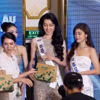 Hoàng Nhung chạm vương miện Miss Cosmo Việt Nam 2023