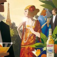 Ảnh: Vintage Kina Lillet French Alcohol Advertising Poster