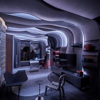 Căn hộ 86 m2 mô phỏng không gian vũ trụ