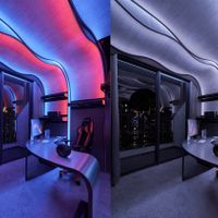 Căn hộ 86 m2 mô phỏng không gian vũ trụ