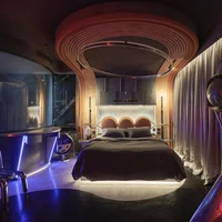 Căn hộ 86 m2 mô phỏng không gian vũ trụ