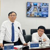 ông Trần Phú Thái phát biểu tại buổi làm việc