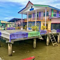 Làng nổi Kampong Ayer ở Brunei. Ảnh: @itsvivek4u.