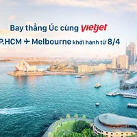 Bay thẳng đến Úc cùng Vietjet Air