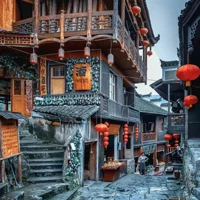 Những dãy phố cổ. Ảnh; @hichinatravel
