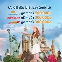 Rinh nhiều ưu đãi để chặng bay của quý khách được tiết kiệm hơn. Ảnh: iVIVU.