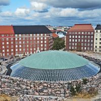 Độc đáo nhà thờ đá Temppeliaukio nằm dưới lòng đất tại Helsinki, Phần Lan