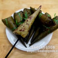 Bánh sau khi chín. Ảnh: Báo Lạng Sơn