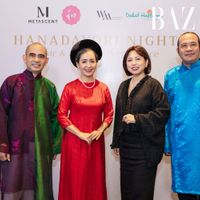 Nhạc sỹ Đức Trí, NSƯT đàn tranh Hải Phượng, Perfumer Huỳnh Hải Yến và nghệ sĩ sáo trúc Khánh Tường.