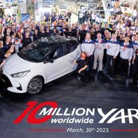 Toyota Yaris đạt mốc 10 triệu xe xuất xưởng