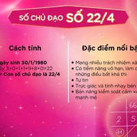 Ý nghĩa số Chủ đạo 22/4 (số 22) trong Thần số học chi tiết 2023
