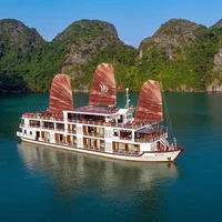 Thiết kế nổi bật của du thuyền Pelican Hạ Long. Ảnh: Du Thuyền Hạ Long