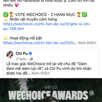 Chi Pu chính thức vượt mặt Team Hỏa Lò dẫn đầu WeChoice Awards 2023