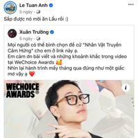 Màn chào sân rực rỡ của Double2T nhận 4 đề cử tại WeChoice Awards 2023