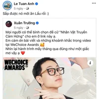 Màn chào sân rực rỡ của Double2T nhận 4 đề cử tại WeChoice Awards 2023