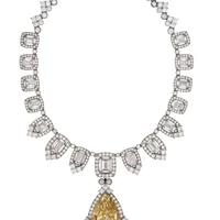 Vòng cổ Dolce & Gabbana Sicilia, viên kim cương màu vàng 100.10