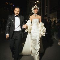 Binz - Châu Bùi lần đầu công khai nắm tay ở WeChoice Awards 2023,