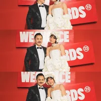 Binz - Châu Bùi lần đầu công khai nắm tay ở WeChoice Awards 2023,