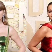 Thảm đỏ "Quả Cầu Vàng": Taylor Swift mặc đồ Gucci, Selena Gomez diện váy đỏ độc lạ