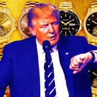 Donald Trump bán đồng hồ vàng 100.000 USD