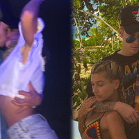 Justin và vợ