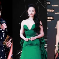 Lưu Diệc Phi lấn át đàn em trên thảm đỏ