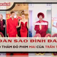 Nghệ sĩ Việt "lên đồ" lung linh đổ bộ thảm đỏ ra mắt phim Mai của Trấn Thành