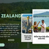 Đắm mình trong golf cùng sắc thu ở Úc và New Zealand