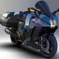 Công bố mẫu mô tô Kawasaki Ninja H2 SX chạy hydro trong tầm nhìn 2030