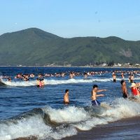 Biển Nhật Lệ tại Quảng Bình