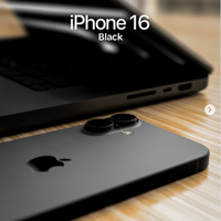 iPhone 16 màu đen đẹp mãn nhãn