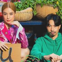 Rapper Đen Vâu vướng tin đồn "có con" với Hoàng Thùy Linh.