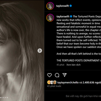 Taylor Swift "thả xích" album The Tortured Poets Department: Vẻ đẹp của nỗi đau